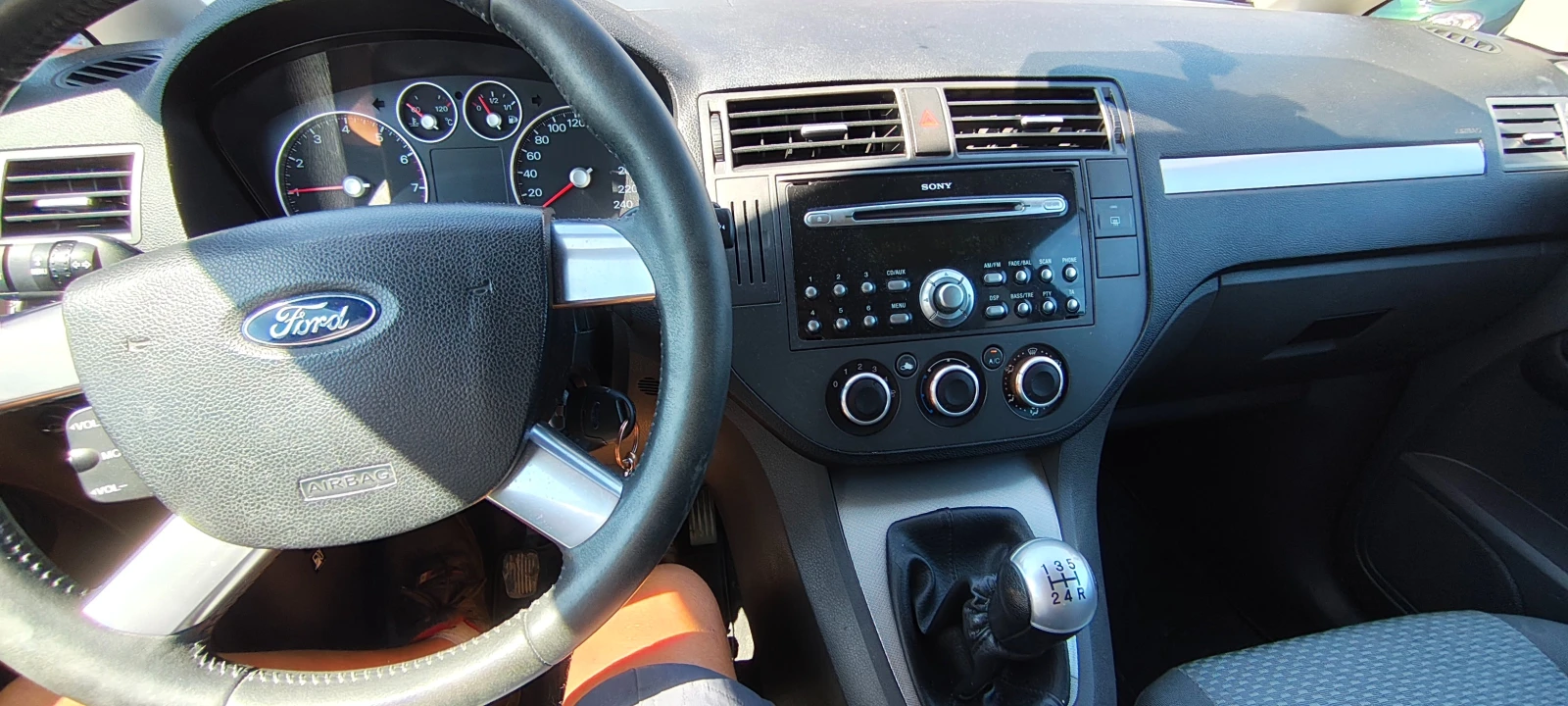 Ford Focus C Max Газ Бензин 1.8-120к.с. 2003г, снимка 13 - Автомобили и джипове - 55889083