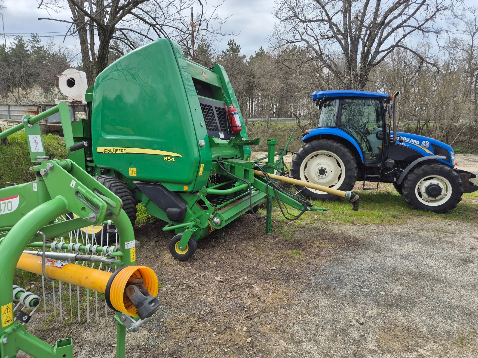 Балировачка John Deere 854, снимка 4 - Селскостопанска техника - 54137545