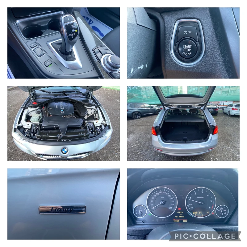 BMW 320 320-184HP= АВТОМАТИК= LUXURY= KEYLESS GO= , снимка 14 - Автомобили и джипове - 47300936