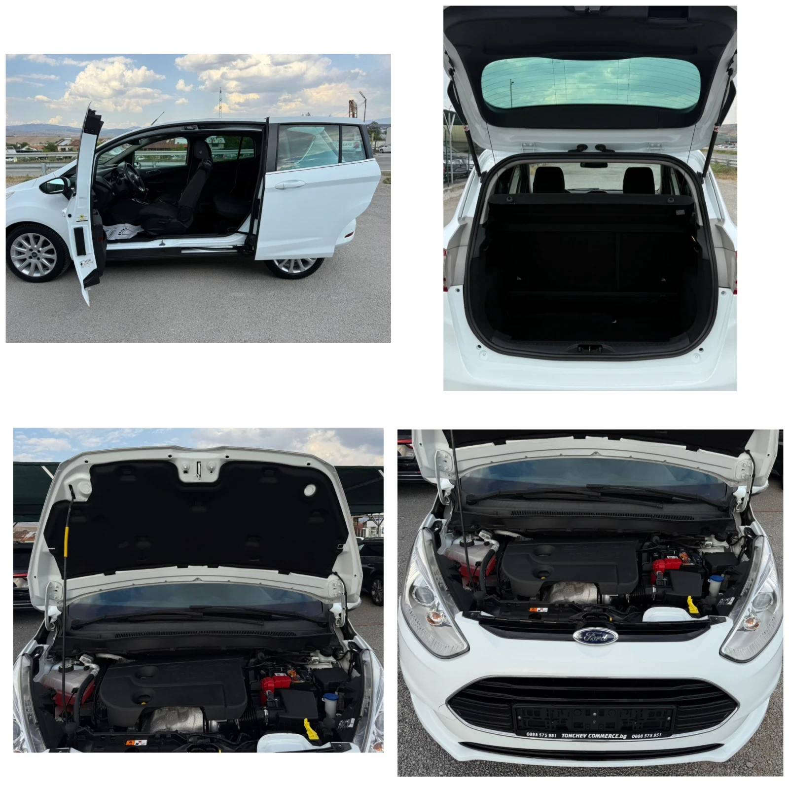 Ford B-Max 1.5-TDCI-TITANIUM-LED-NAVI-KEYLES-КАТО НОВ, снимка 17 - Автомобили и джипове - 55920471
