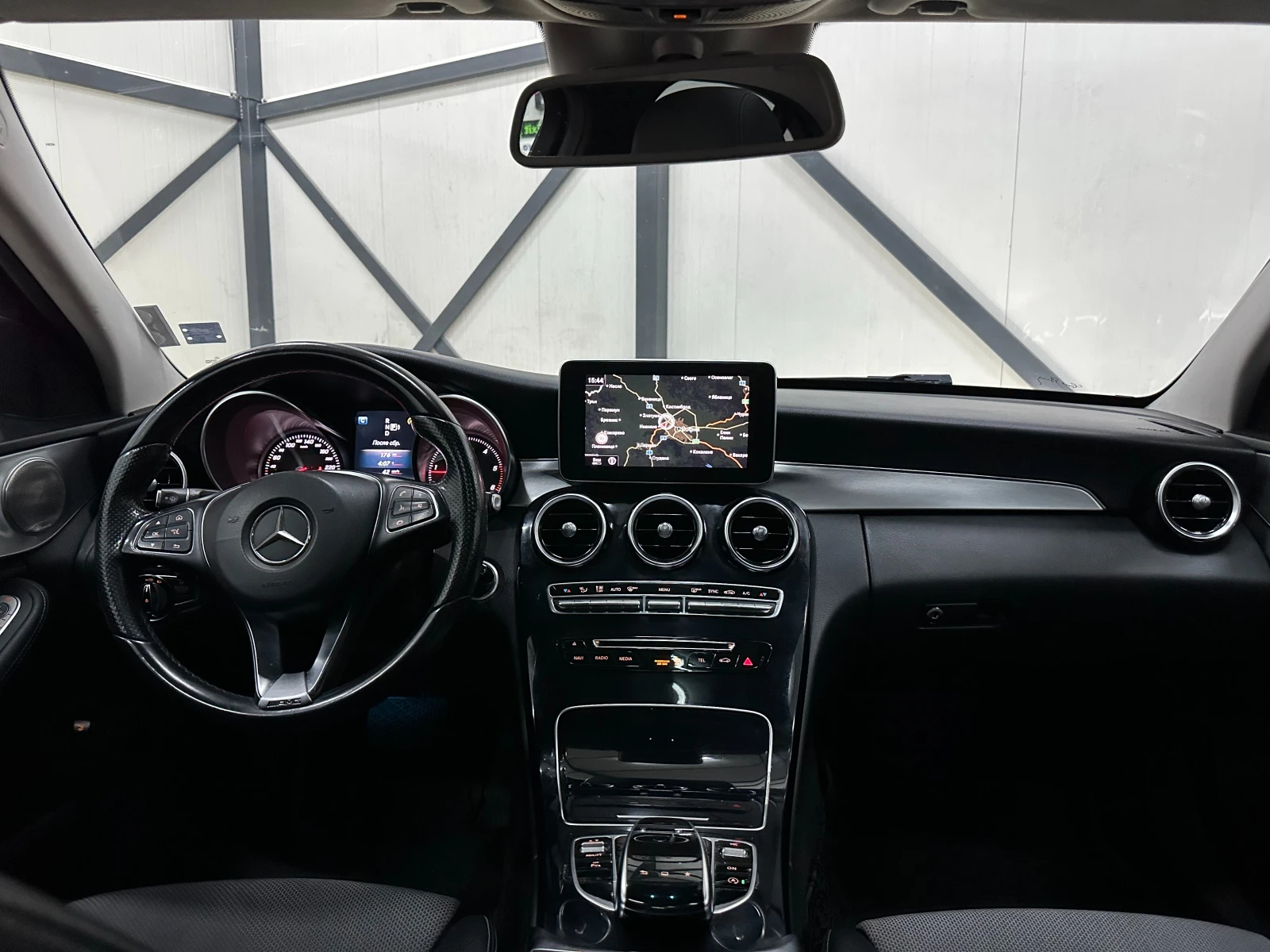 Mercedes-Benz C 220 AMG LINE* PARK*  | Mobile.bg   11