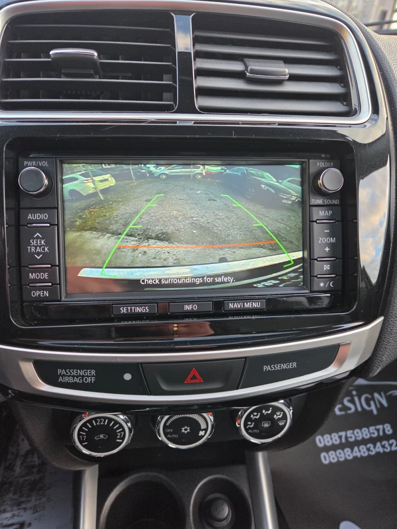 Mitsubishi ASX 2.2D 4x4-AUTOMAT, снимка 14 - Автомобили и джипове - 53263481