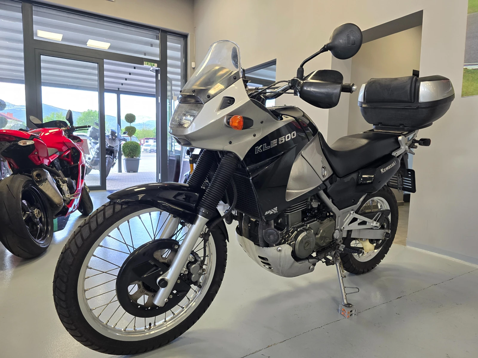 Kawasaki Kle 500сс, 35kw, кат. А2!, снимка 6 - Мотоциклети и мототехника - 54603145