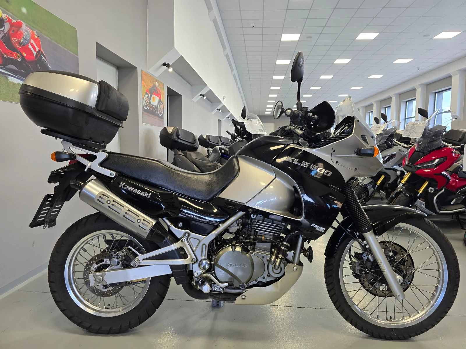 Kawasaki Kle 500сс, 35kw, кат. А2!, снимка 2 - Мотоциклети и мототехника - 54603145