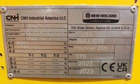 Балировачка New Holland 570 Hayliner 265, снимка 6