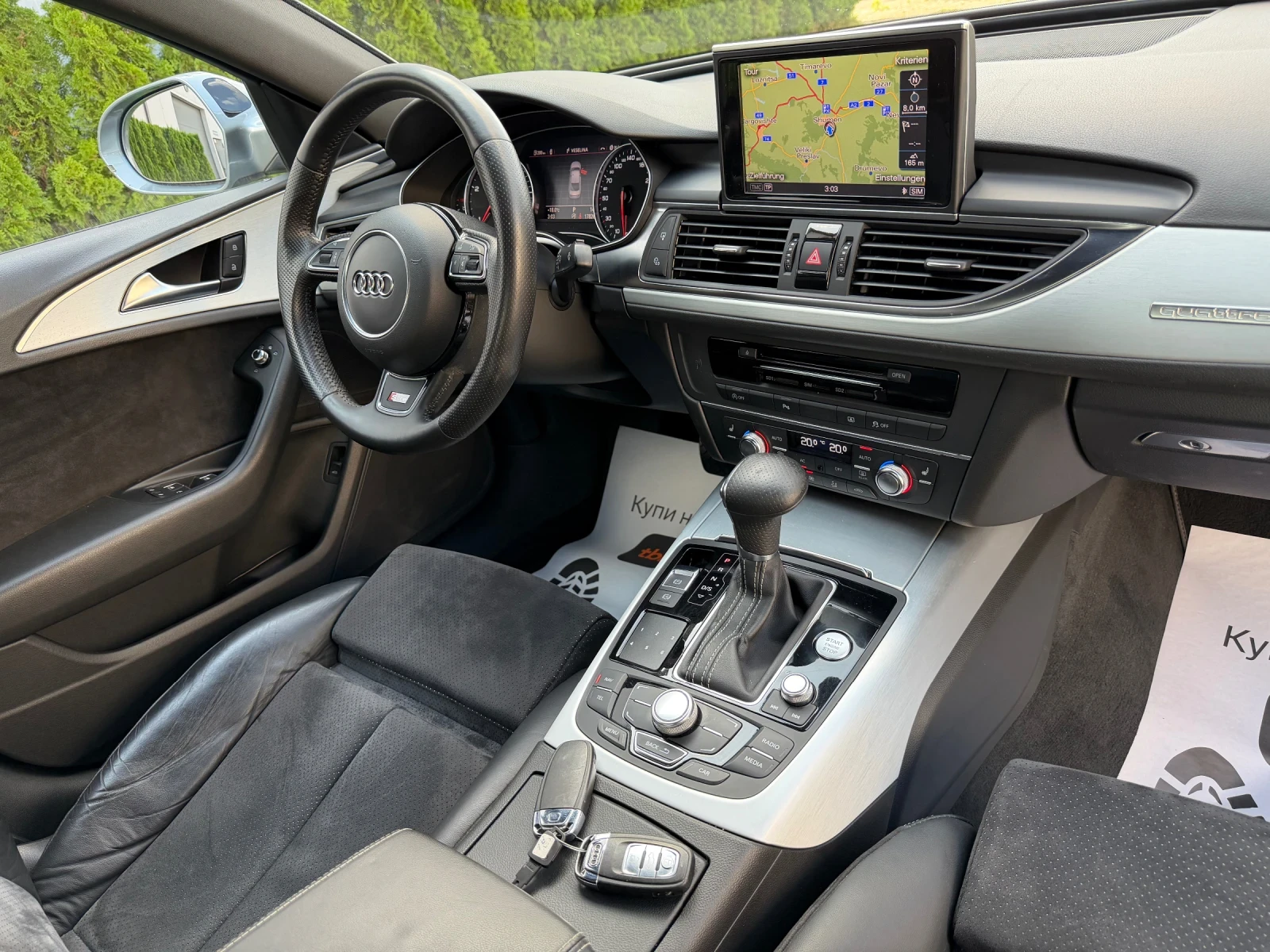 Audi A6 3.0tdi 245k.c* Sline* Matrix* Bose* Assist* ЛИЗИНГ, снимка 15 - Автомобили и джипове - 54793210
