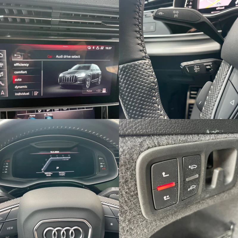 Audi SQ7 4.0V8TDI+ S-line+ Matrix+ Bose+ Key Less Go+ Full , снимка 16 - Автомобили и джипове - 45194004