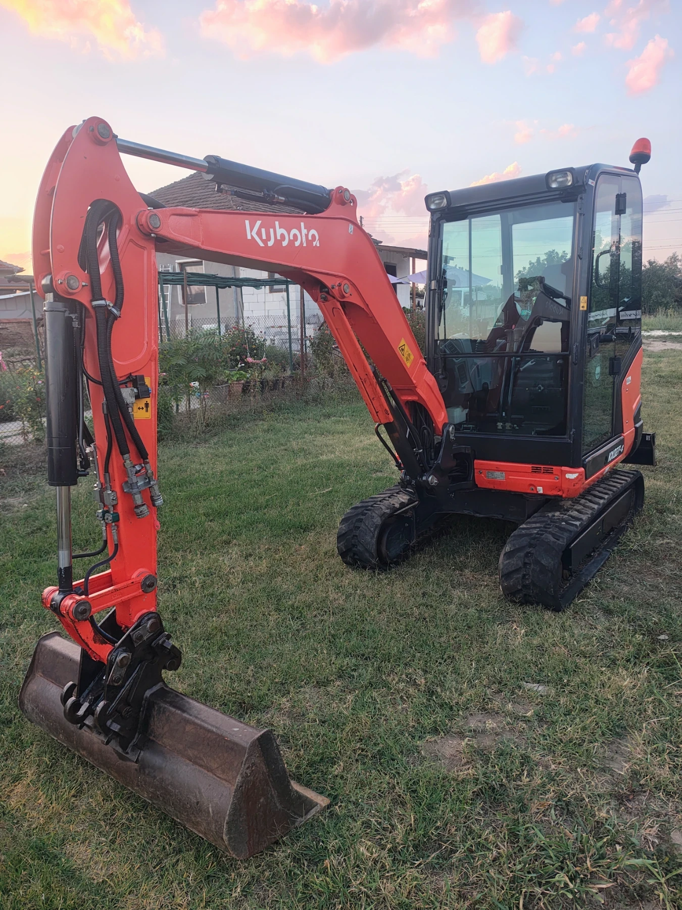 Багер Kubota KX027-4, снимка 7 - Индустриална техника - 55943840