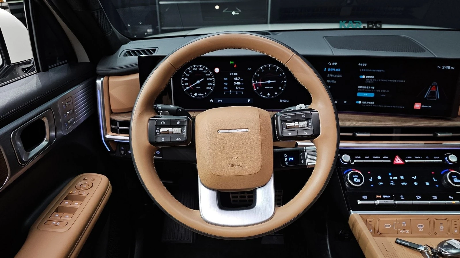 Hyundai Santa fe 4x4* Calligraphy* DISTRONIC* 360* ОБДУХ* МАСАЖИ* , снимка 6 - Автомобили и джипове - 55823985