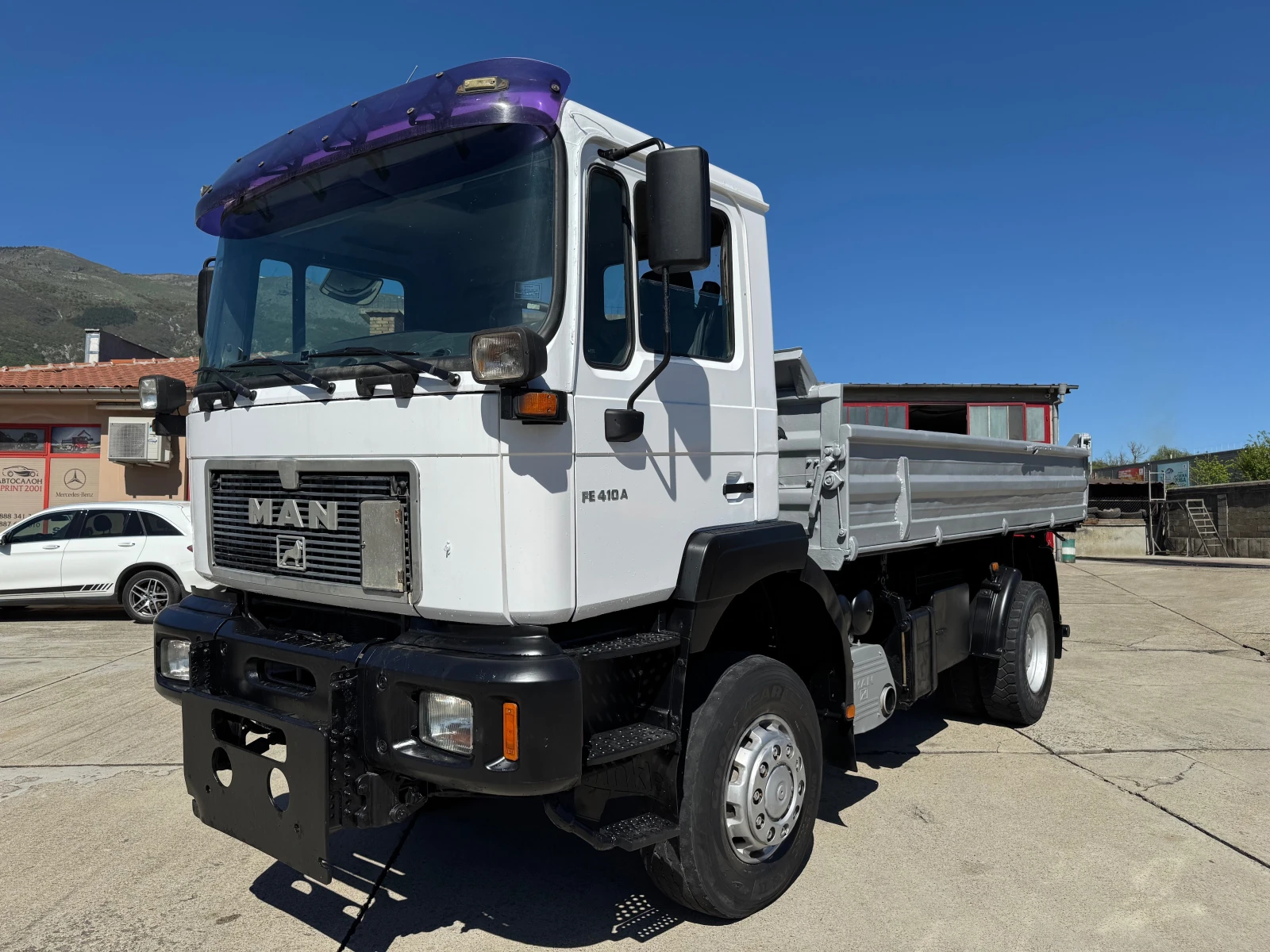 Man 19.414  4x4 , климатик, тристранен самосвал :4.80м - изображение 8
