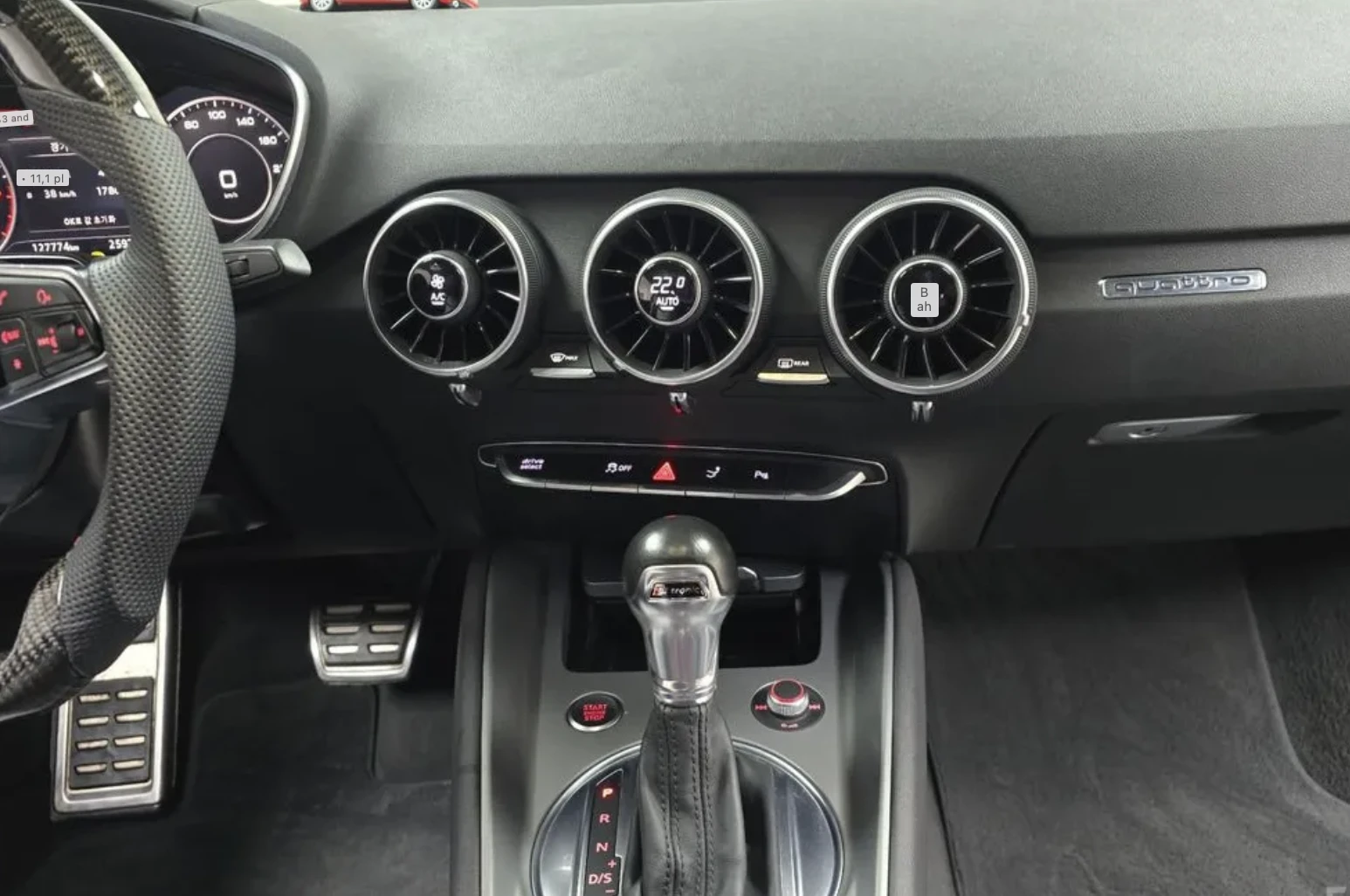 Audi Tt COUPE 45 TFSI QUATTRO* ДВА КЛЮЧА* КОЖА* ПОДГРЕВ* К, снимка 12 - Автомобили и джипове - 54210010