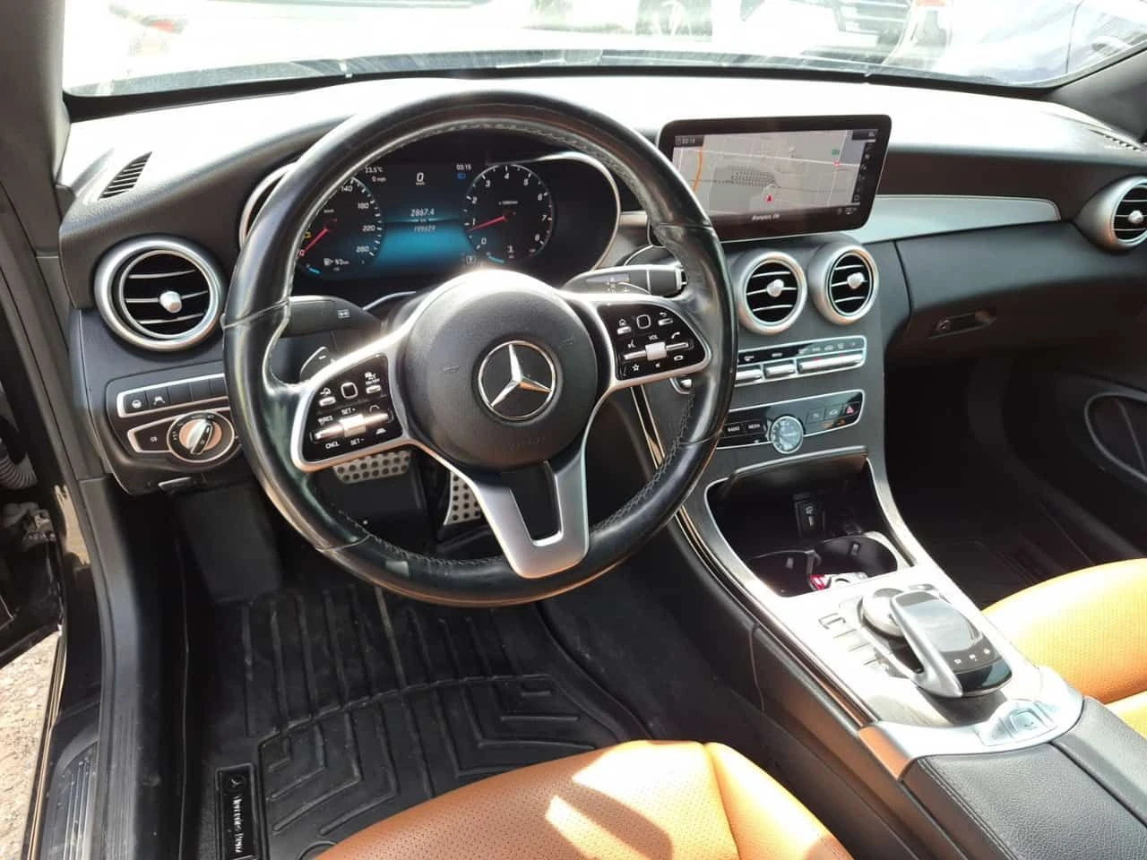 Mercedes-Benz C 300 CABRIO| BURMESTER| ОБДУХВАНЕ| PANO| 360CAM| , снимка 10 - Автомобили и джипове - 54677509