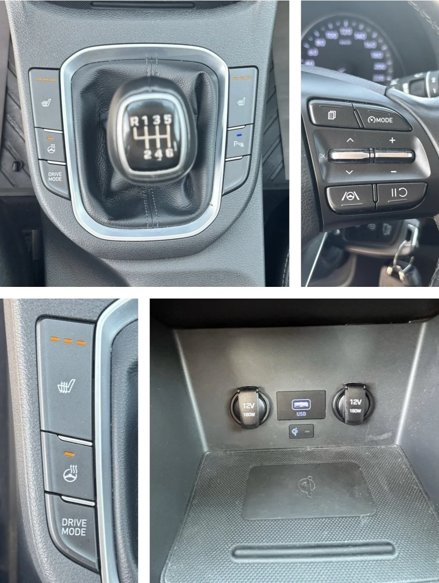 Hyundai I30 1.6D/ПОДГРЕВ/КАМЕРА/ЕВРО 6, снимка 16 - Автомобили и джипове - 54717562