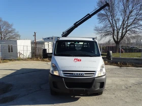 Iveco 35c18 Бордови с кран  Hiab 033T НА 1.4 метра 2.5 тона  , снимка 3