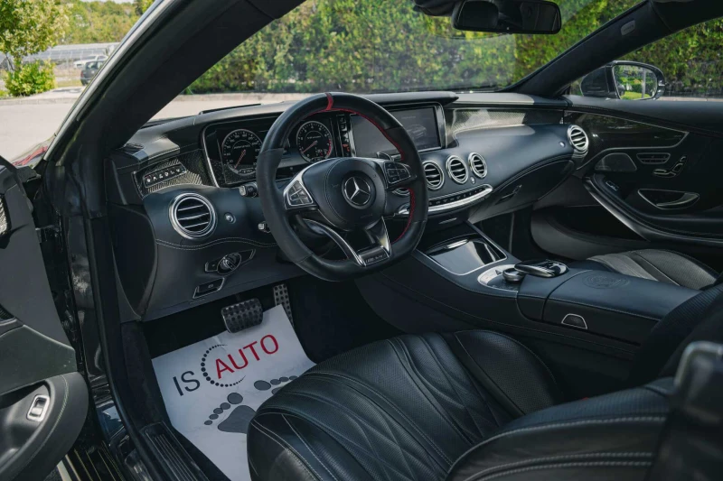 Mercedes-Benz S 63 AMG 4Matic/Burmester/HuD/Carbon/Night/Камера 360/Керам, снимка 5 - Автомобили и джипове - 52485856