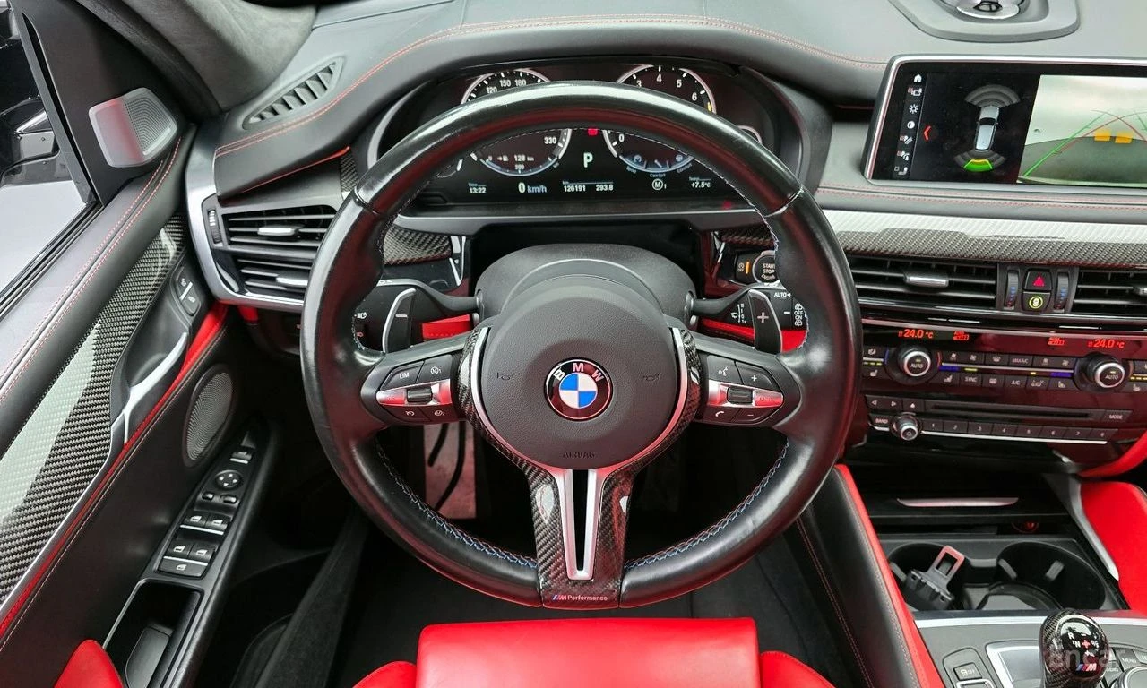 BMW X5M HEADUP* HARMAN* KARDON* ПАНО* 360* КАМЕРИ* ОБДУХ, снимка 6 - Автомобили и джипове - 54612001
