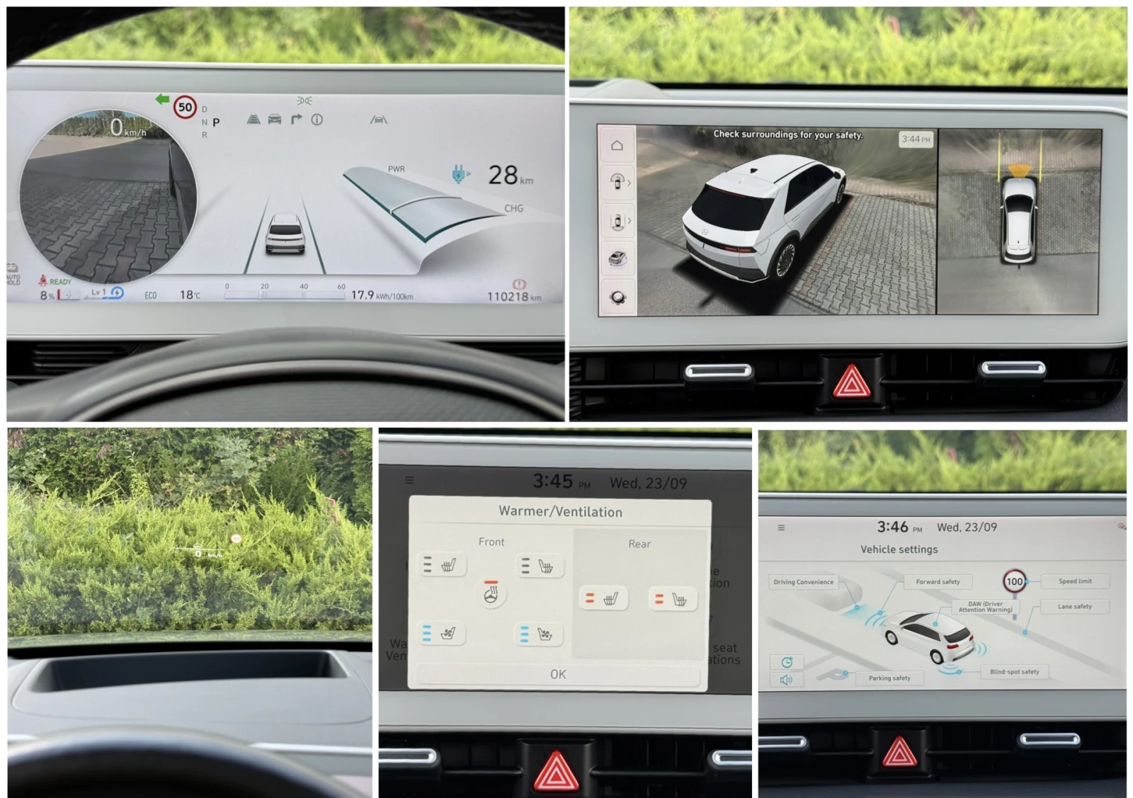 Hyundai Ioniq 5 UNIQ-72.6KW-4x4-ГАРАНЦИЯ-360CAM-HEAD UP, снимка 15 - Автомобили и джипове - 56198099
