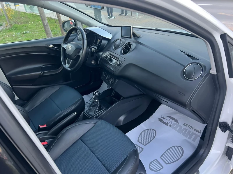 Seat Ibiza 1.2i/КОЖА/EURO.5B, снимка 10 - Автомобили и джипове - 52421678