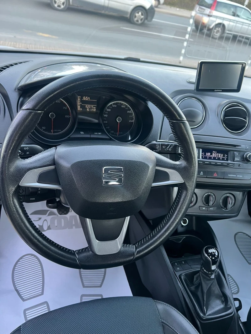 Seat Ibiza 1.2i/КОЖА/EURO.5B, снимка 8 - Автомобили и джипове - 52421678
