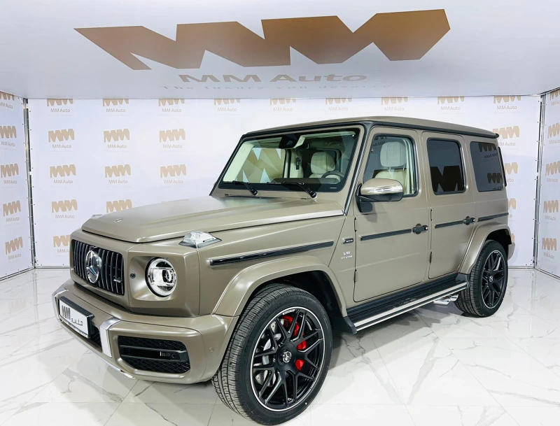 Mercedes-Benz G 63 AMG Exclusive Burmester Dark Olive Magno, снимка 1 - Автомобили и джипове - 47509093