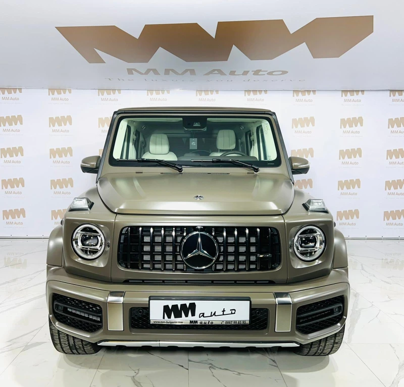 Mercedes-Benz G 63 AMG Exclusive Burmester Dark Olive Magno, снимка 5 - Автомобили и джипове - 47509093