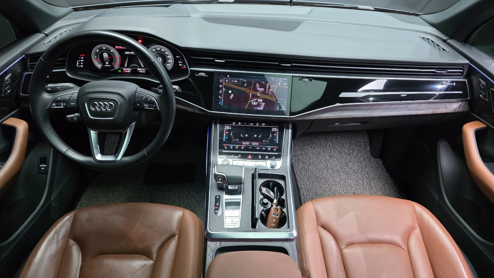 Audi Q7 45TDI| MATRIX| ОБДУХ| HUD| 2 КЛЮЧА| ЦЕНА Д, снимка 9 - Автомобили и джипове - 55363141
