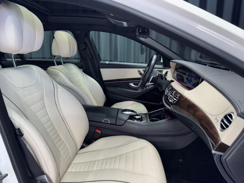 Mercedes-Benz S 560 AMG/560E/476HP/LONG/PANO/BURMESTER/HEADUP/360/E139, снимка 5 - Автомобили и джипове - 50311809