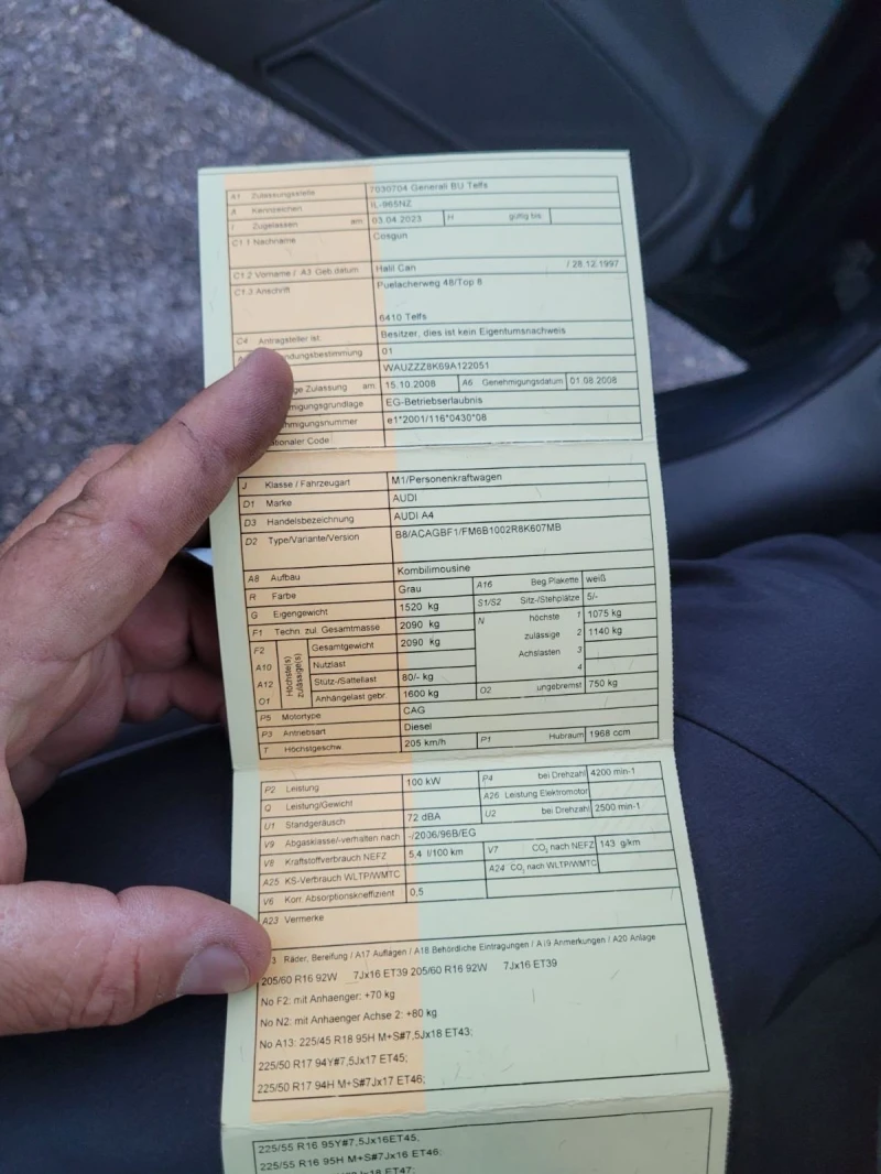 Audi A4 2.0 TDI, снимка 15 - Автомобили и джипове - 53036975