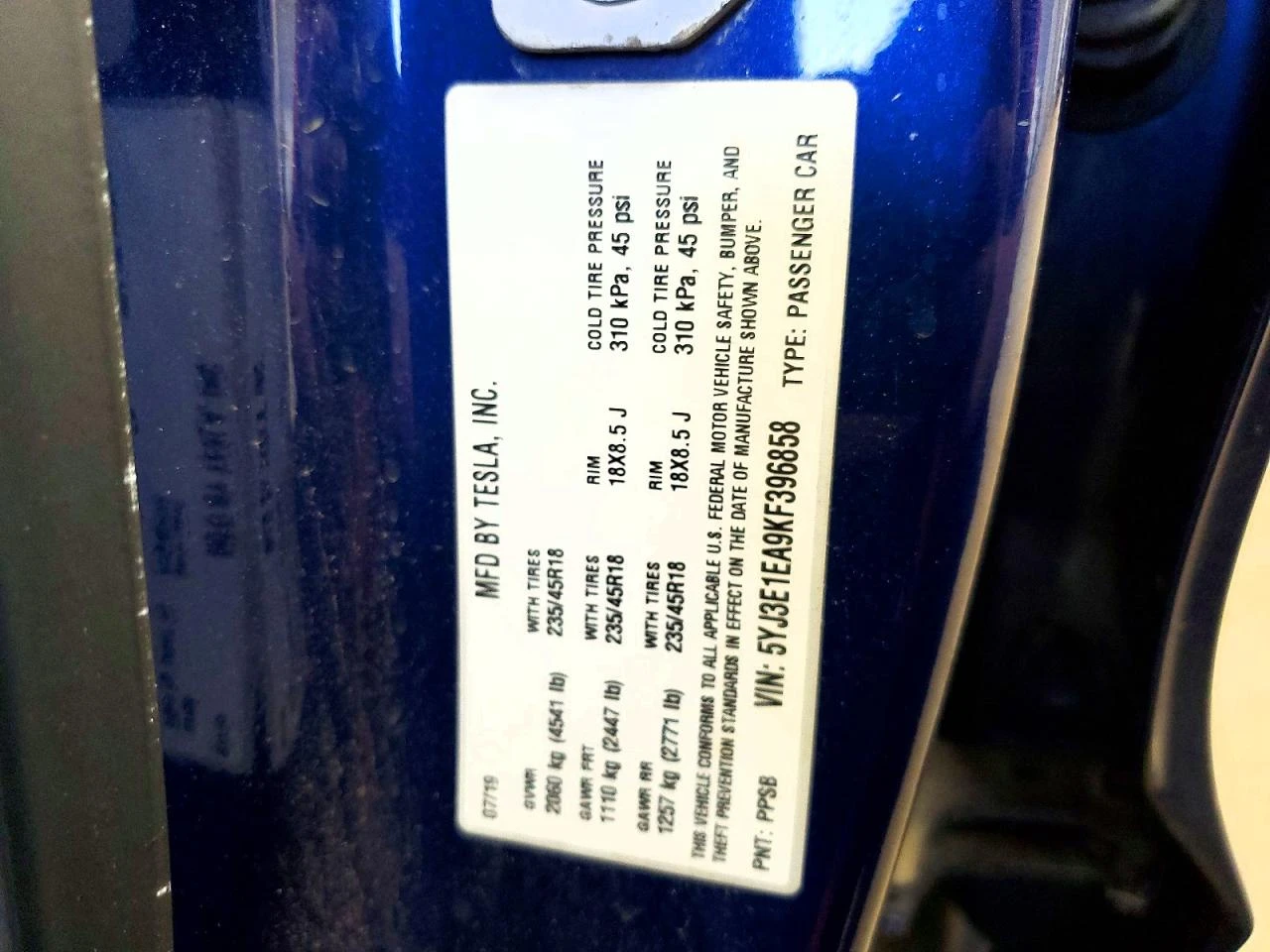 Tesla Model 3 Mid Range RWD, снимка 12 - Автомобили и джипове - 54459661