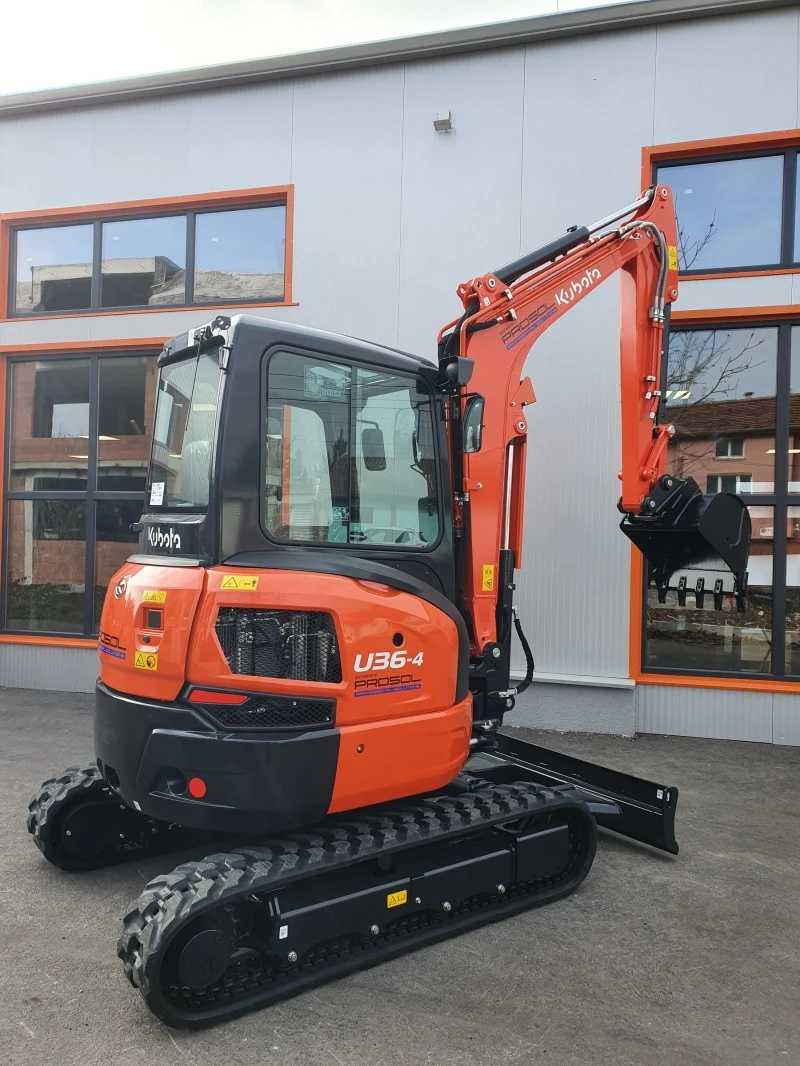 Багер Kubota U36-4, снимка 3 - Индустриална техника - 48248354