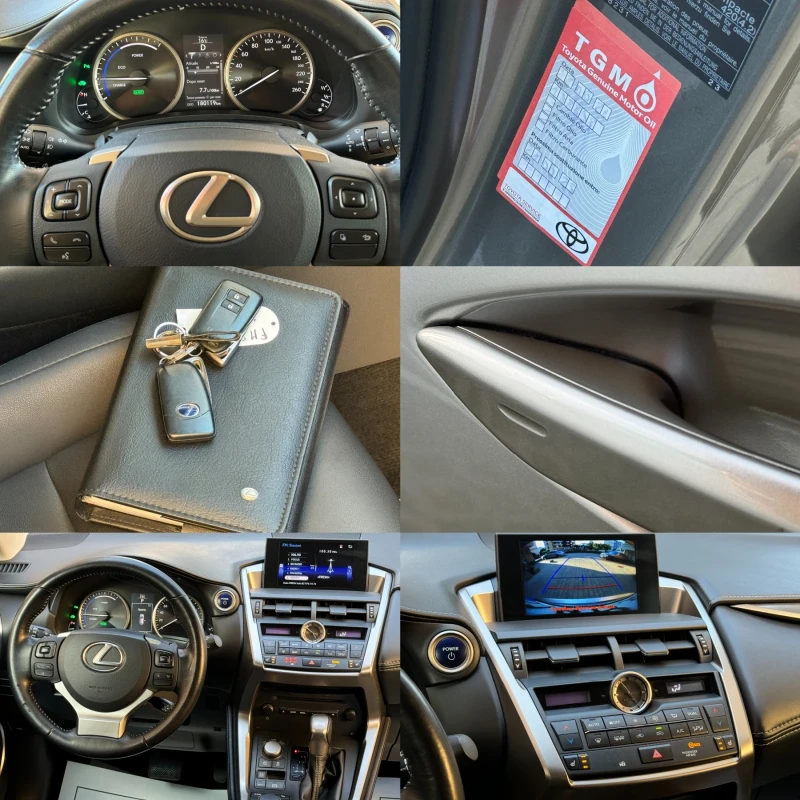 Lexus NX 300h 2.5HYBRID-AWD-KEYLESS-КОЖА-ПОДГРЕВ-КАМЕРА-УНИКАЛЕН, снимка 16 - Автомобили и джипове - 47327888