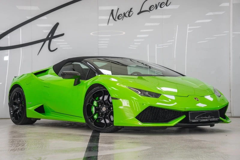 Lamborghini Huracan LP-610 Spyder 5.2 V10 AWD AKRAPOVIC, снимка 3 - Автомобили и джипове - 45948964