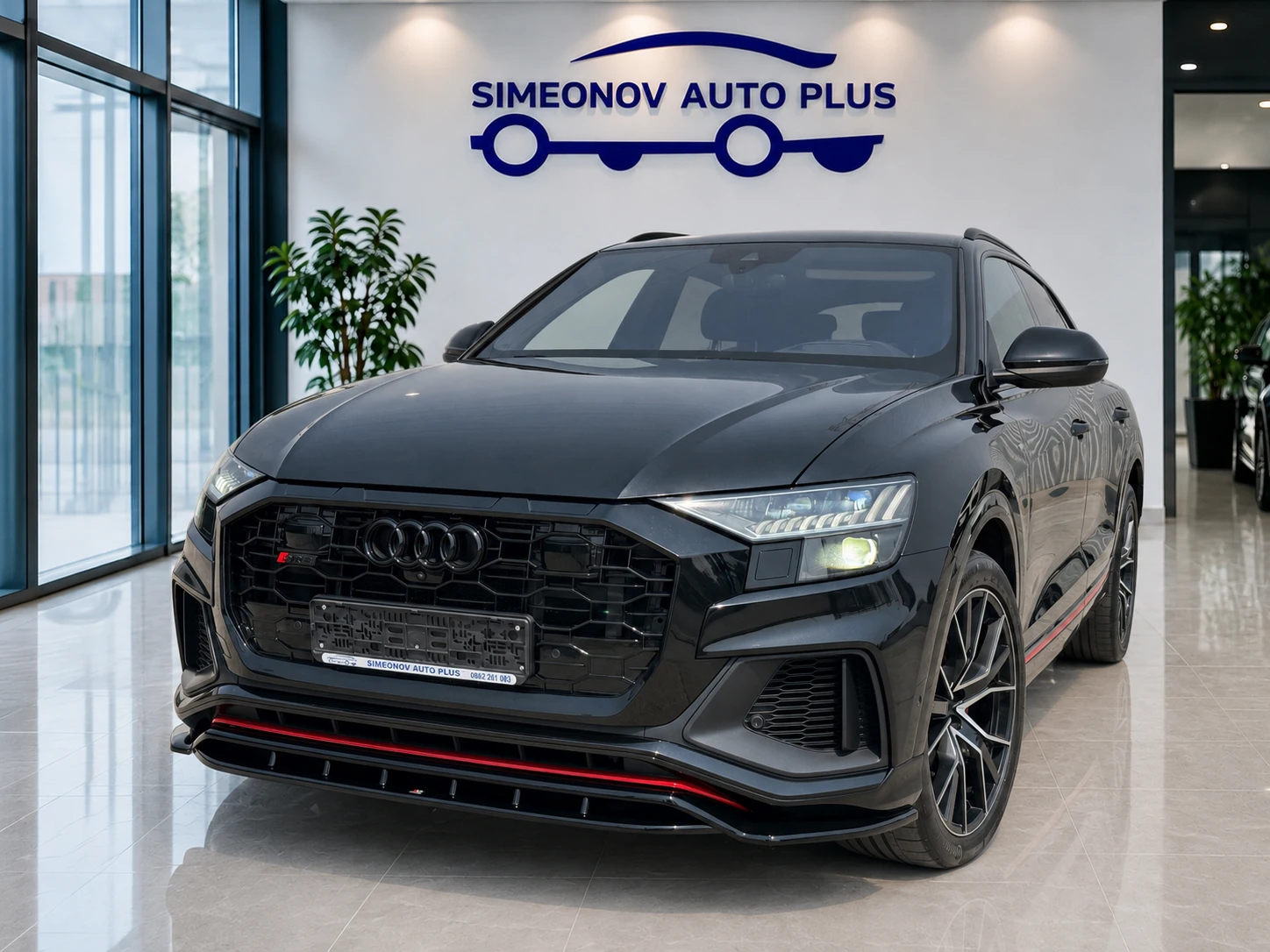 Audi Q8 SQ-Optic MATRIX CAM360 ПАНОРАМА ВАКУУМ ЦЕНА С ДДС, снимка 2 - Автомобили и джипове - 55720634