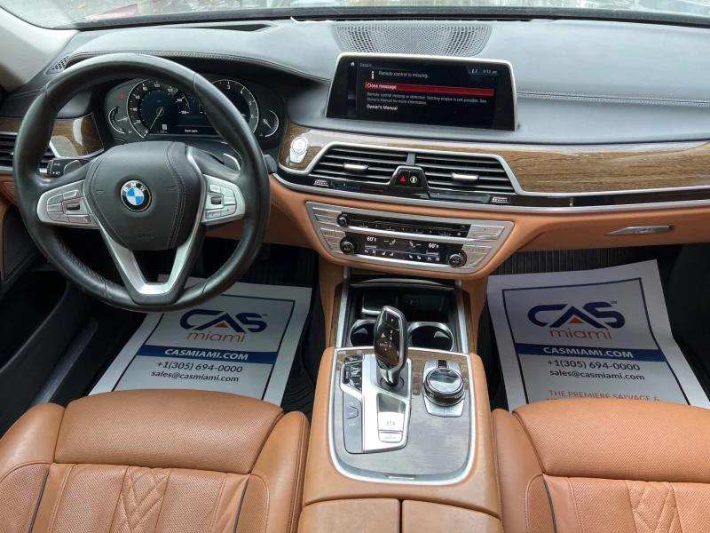 BMW 750  i 4.4L 32V Twin Turbocharged V8 ЛИЗИНГ БЕЗ ПЪРВ.В, снимка 7 - Автомобили и джипове - 47184194