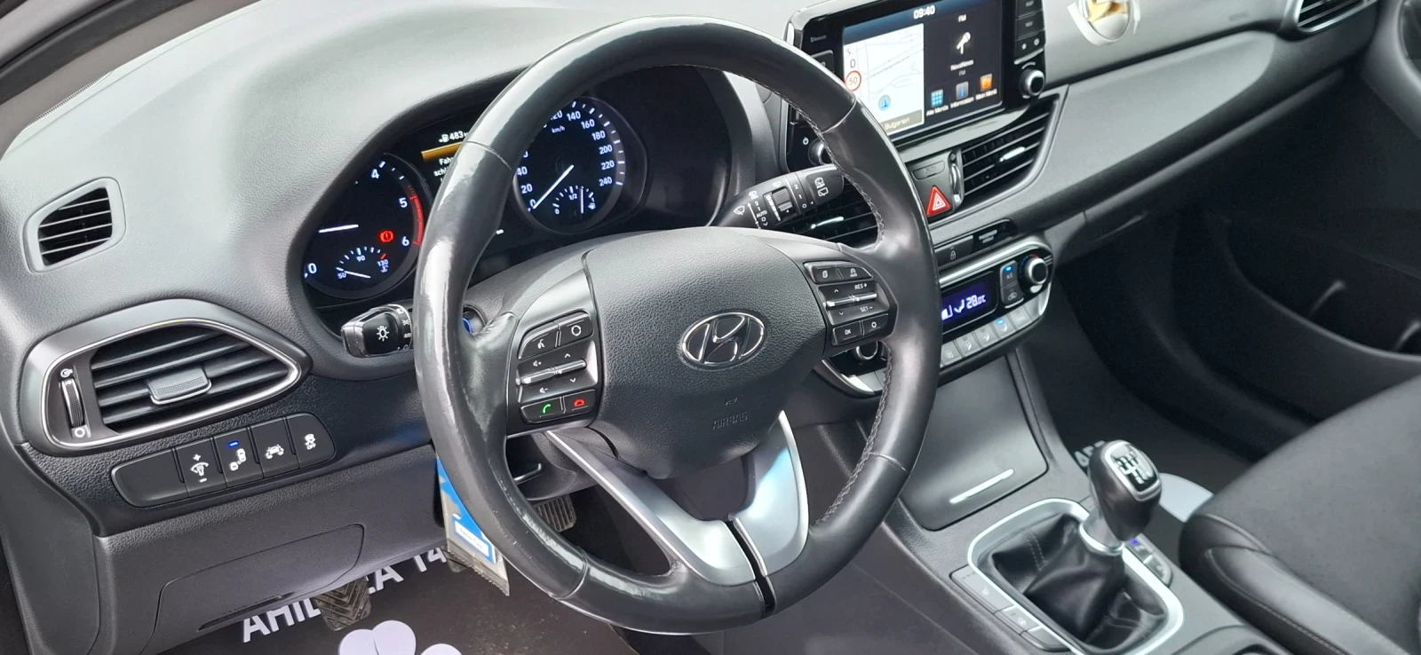 Hyundai I30 1.6 Euro 6 Moon rock Distronic Лимитирана!! - изображение 9