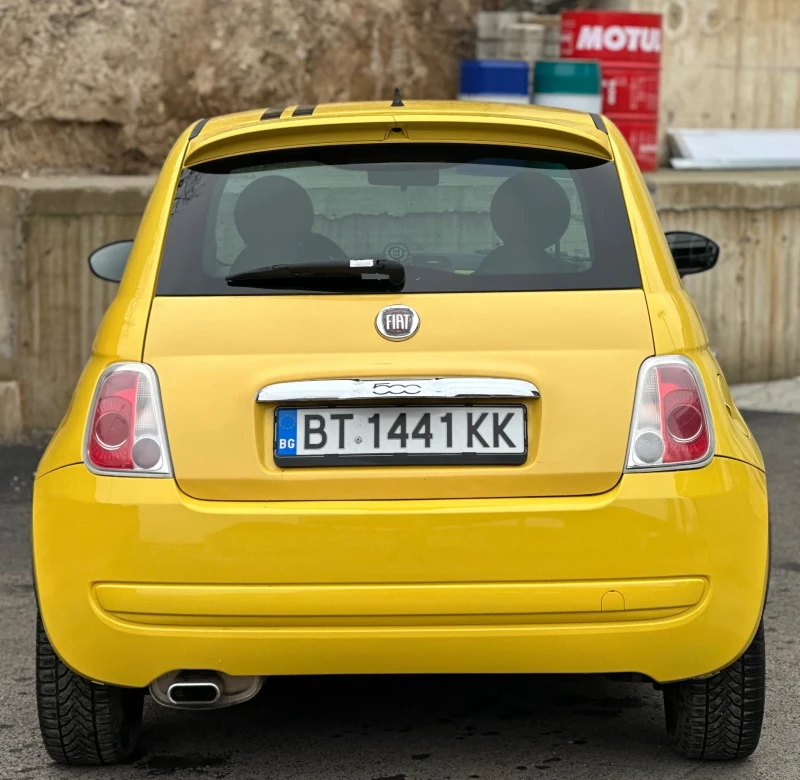 Fiat 500 1.2i/КЛИМАТИК* /ОБСЛУЖЕН/Кожа/Нови гуми/FULL/TOP//, снимка 8 - Автомобили и джипове - 53434110