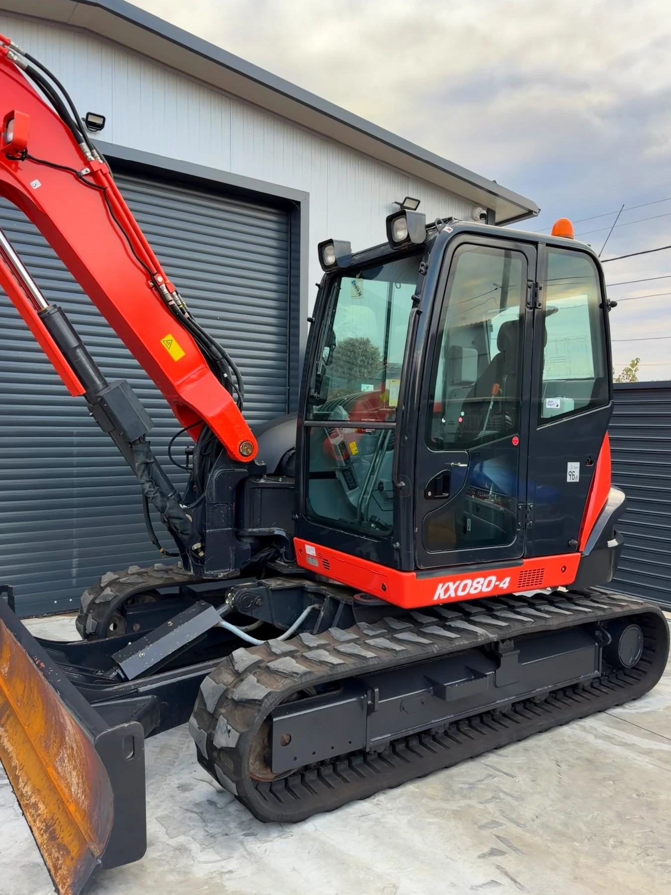 Багер Kubota KX080 8т. 1800мч., снимка 3 - Индустриална техника - 56087008