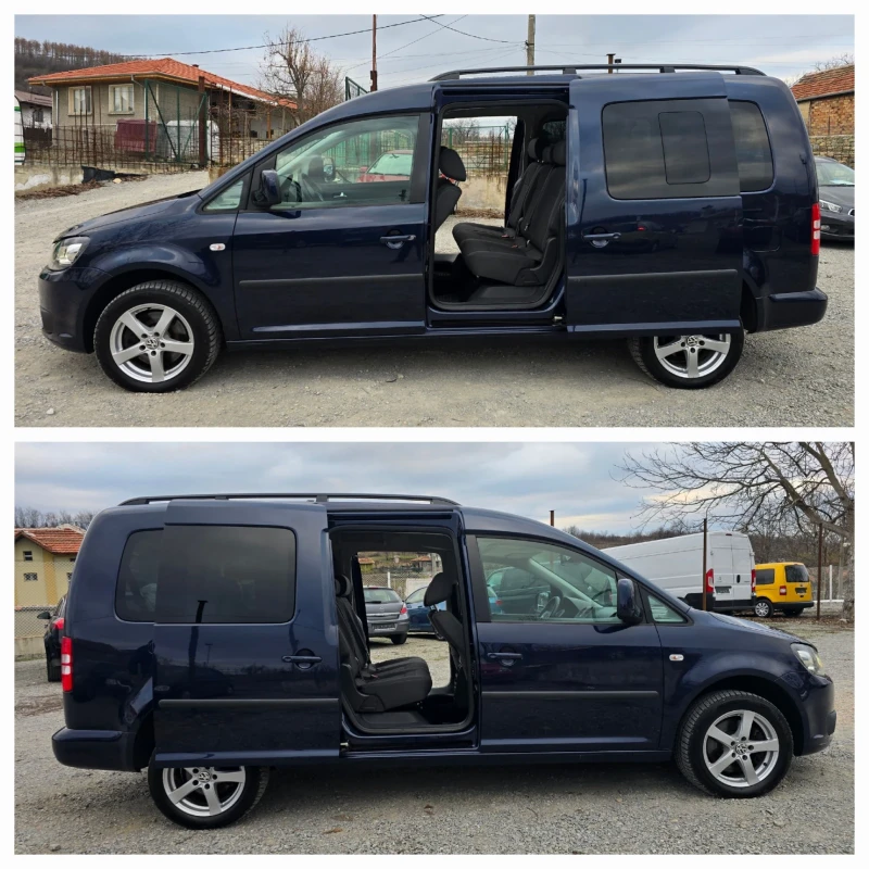 VW Caddy МАКСИ 2.0 TDI 140 К.С. 4Х4 АВТОМАТ / 7 МЕСТЕН , снимка 7 - Автомобили и джипове - 49002401