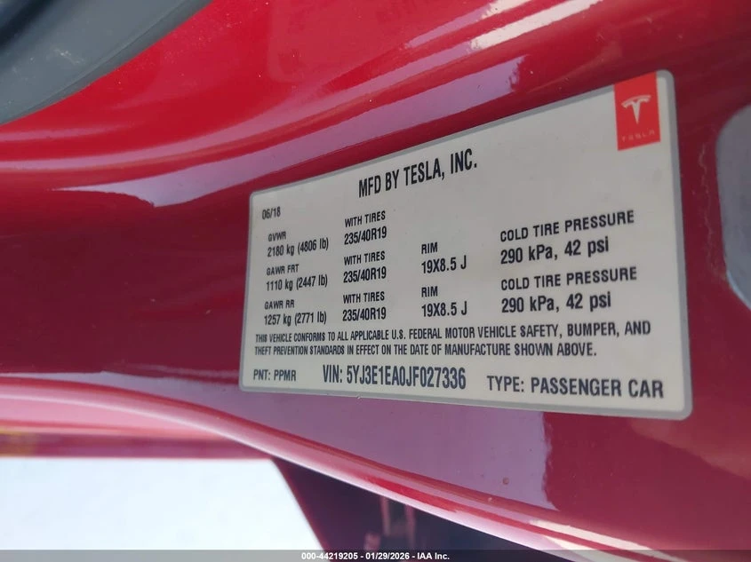 Tesla Model 3 Long Range Battery RWD, снимка 9 - Автомобили и джипове - 54294838