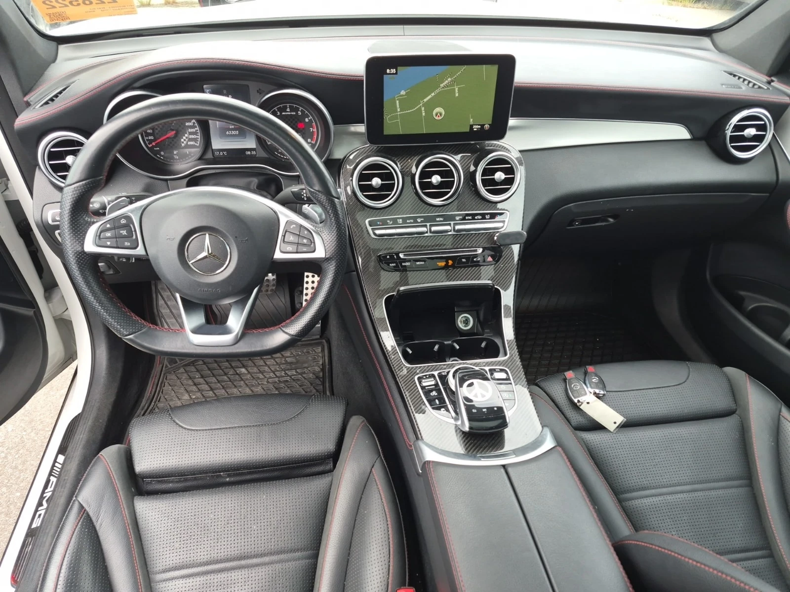 Mercedes-Benz GLC 43 AMG  * BURMESTER * 360 * CARFAX * , снимка 10 - Автомобили и джипове - 56095823