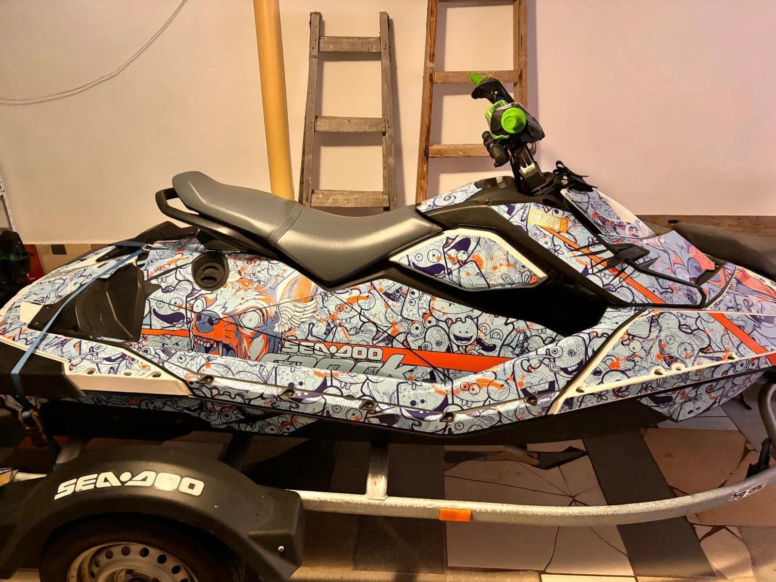 Джет Bombardier Sea Doo Spark trixx, снимка 3 - Воден транспорт - 55565937
