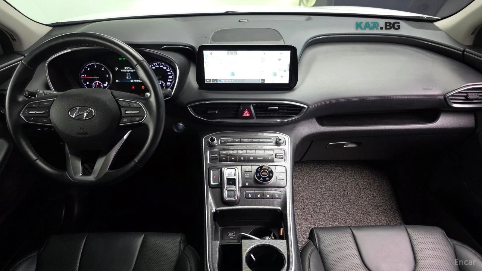 Hyundai Santa fe 2.2D Exclusive 4x4* ПОДГРЕВ* ОБДУХВАНЕ* КАМЕРА* , снимка 8 - Автомобили и джипове - 55724544