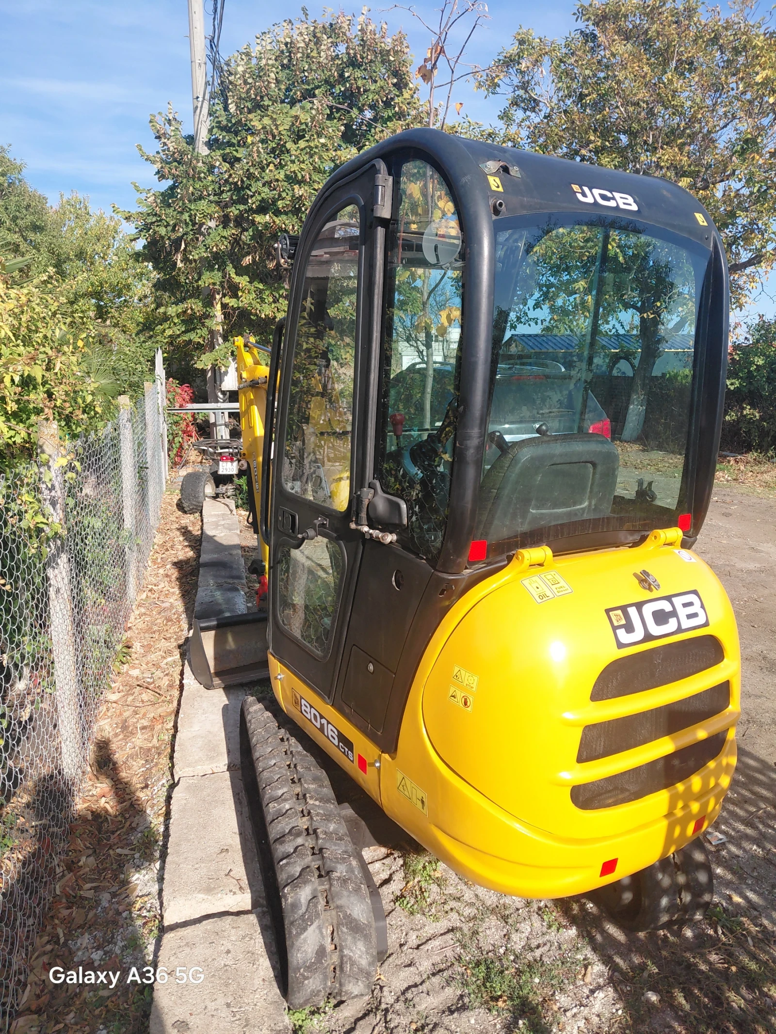Багер JCB 8016, снимка 4 - Индустриална техника - 56638372