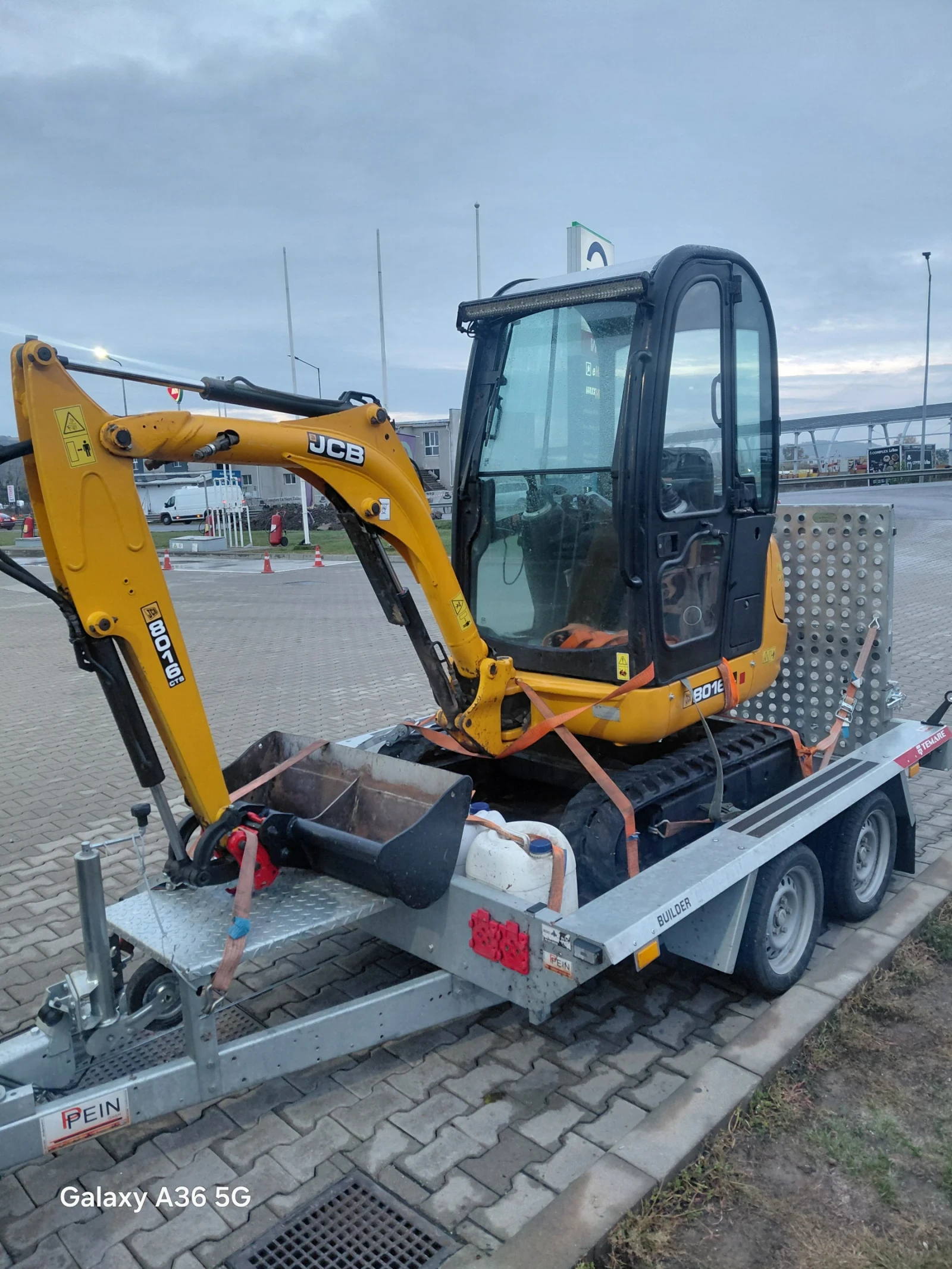 Багер JCB 8016, снимка 12 - Индустриална техника - 56638372