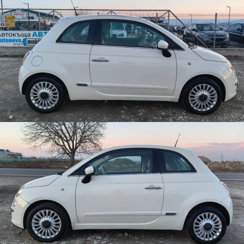 Fiat 500 1.3 ДИЗЕЛ 75 К.С. ! LOUNGE! КАТО НОВА!!!, снимка 4 - Автомобили и джипове - 49214088