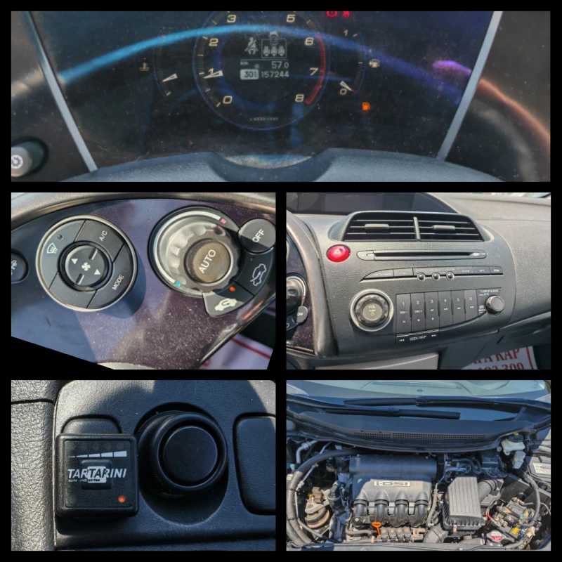 Honda Civic 1, 4 ГАЗ/БЕНЗИН, снимка 15 - Автомобили и джипове - 50986823