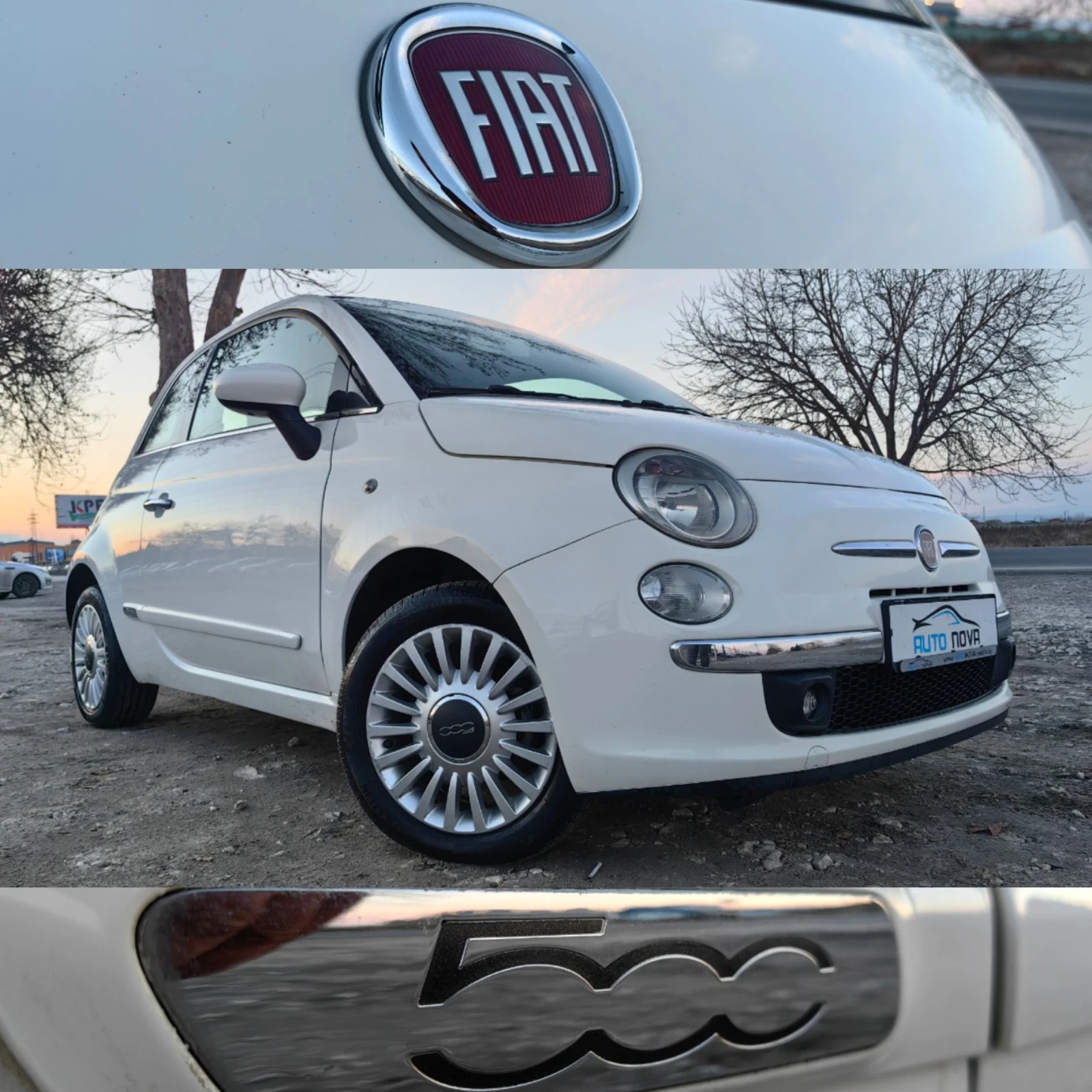 Fiat 500 1.3 ДИЗЕЛ 75 К.С. ! LOUNGE! КАТО НОВА!!! | Mobile.bg — изображение 15