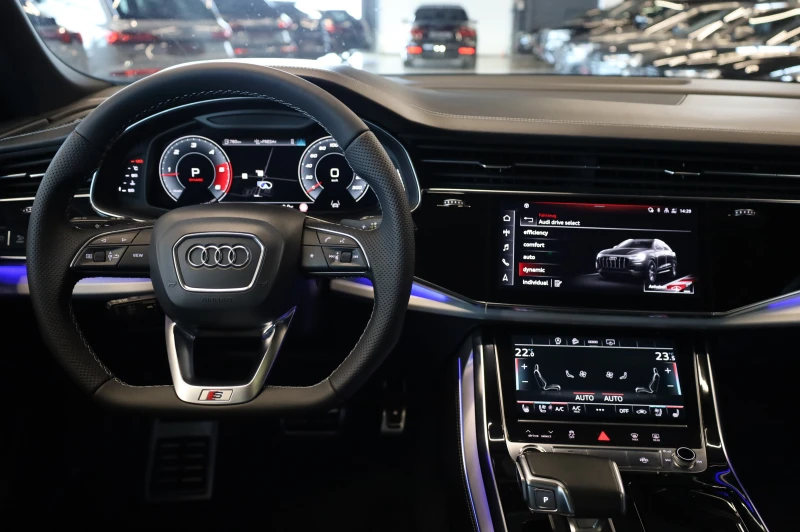 Audi Q8 3XS-LINE* RS* HD MATRIX LIGHTS* PANO* 360* , снимка 11 - Автомобили и джипове - 53054604