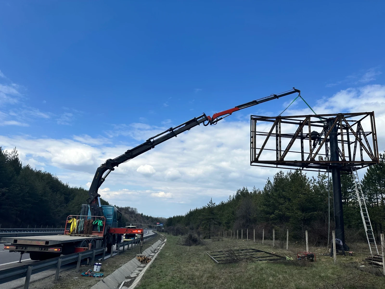 Volvo Fh 12 Palfinger 52000  28метра, снимка 2 - Камиони - 54198753