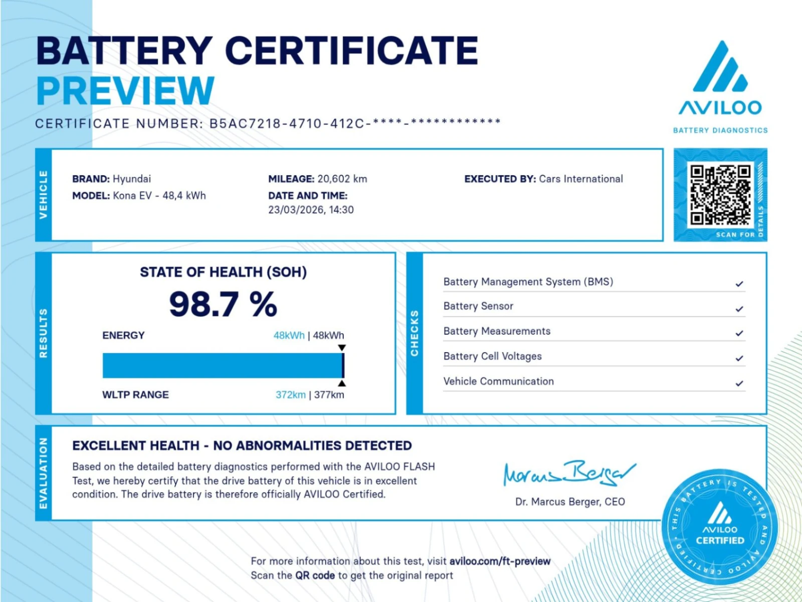 Hyundai Kona 48 kWh, снимка 16 - Автомобили и джипове - 54412560